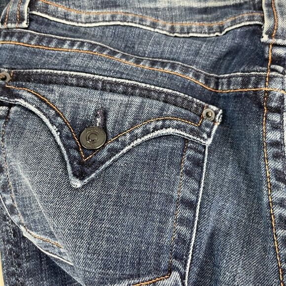 Hudson Distressed Bootcut Jeans Sz 30 - Picture 5 of 13